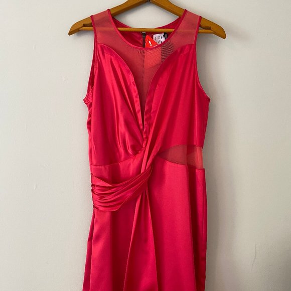 Fuchsia Pink Cocktail Dress by PREEN - Picture 1 of 5